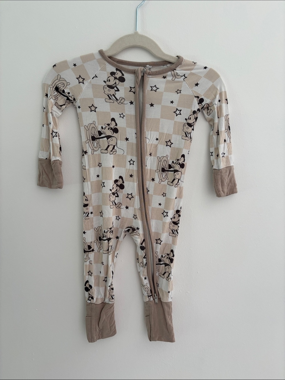Mickey Mouse Bamboo Footie One-Piece Size 3-6M